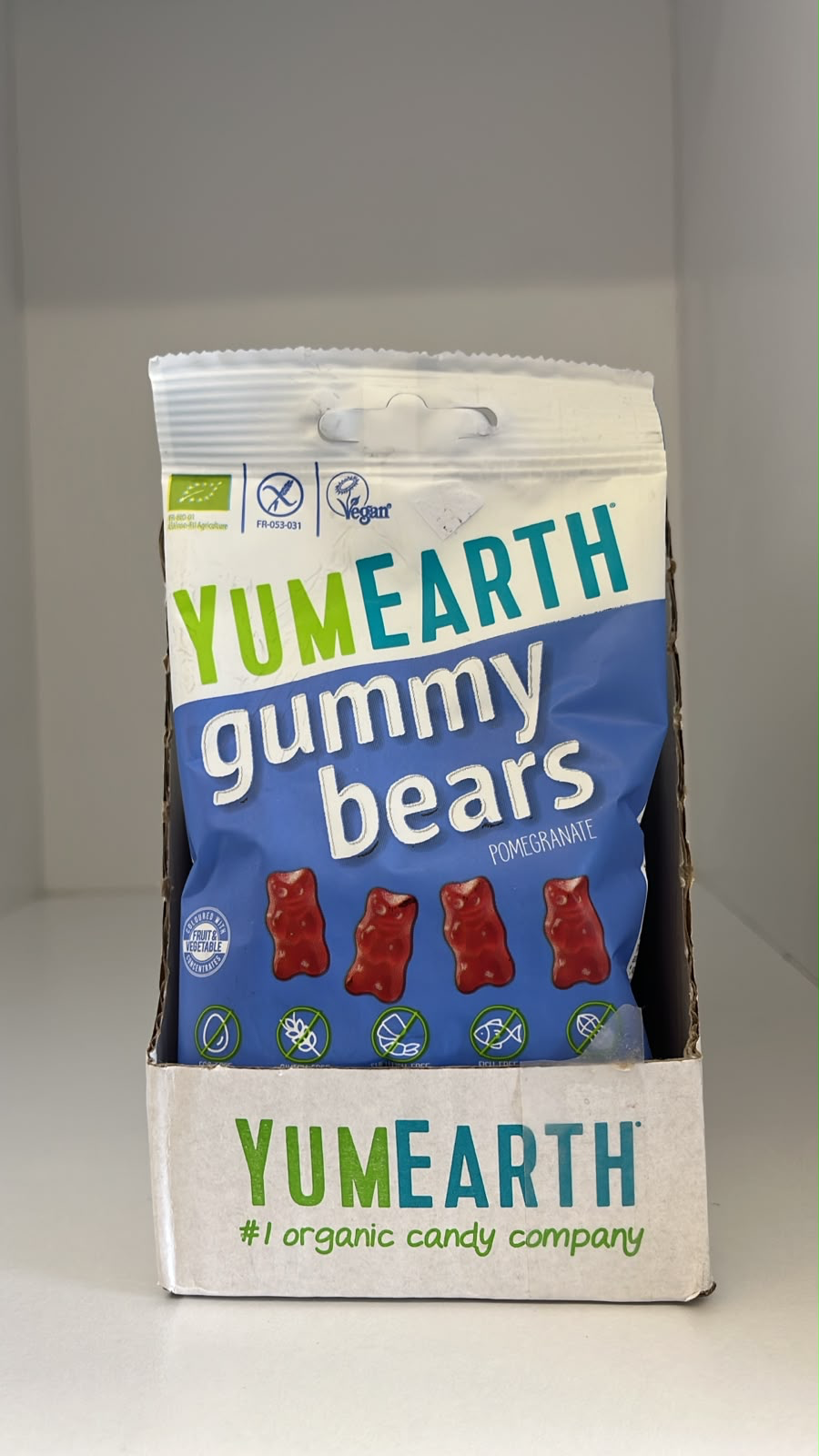 Organic Gummy Bears - Pomegranate